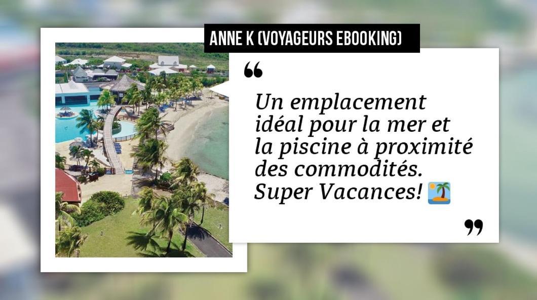 Romantique Et Bel Appartement En Bord De La Mer, Piscine Surveillee Et Belle Plage A 50M Saint-Francois  Exterior foto